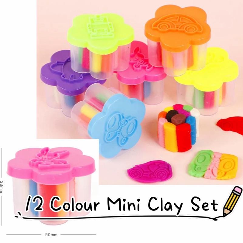 [SG Stock] 12 Colour Mini Clay Set Birthday Goodie Bag - TikTok Shop ...