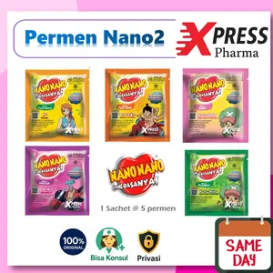XPRESS ! Nano Nano Permen Nanonano Kulit Jeruk Nano-nano Joy C Xpress Pharma