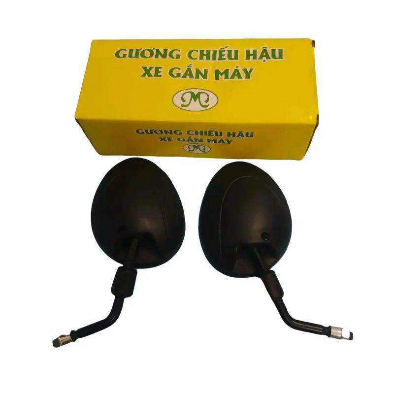   GIÁ 1 CẶP  gương chiếu hậu kiểu tai mèo chân 10mm - 8mm gắn cho mọi dòng xe gắn máy - xe tay ga 