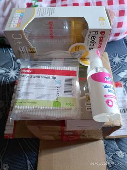 Product Review of PIGEON Botol PP Clear Streamline 150Ml | Botol Susu Bayi Yellow Accessories from N**a Y**n 0