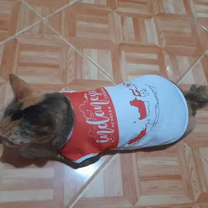 Baju Kucing Lucu Kostum Hewan Peliharaan Indonesia HUT 80 Kaos 17an – Nyaman & Anti Gerah | Ukuran XS S M L XL