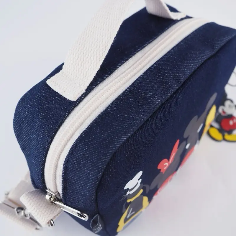 Tas Selempang Wanita Crosha Raw Denim Mickey 3