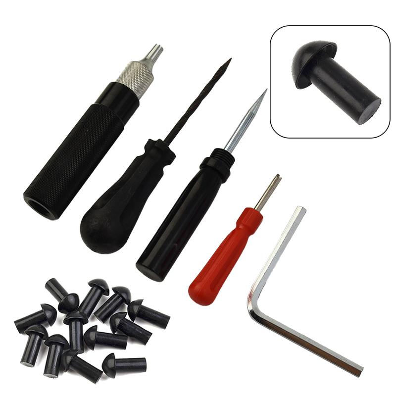 Product Introduction of Bộ Dụng Cụ Phục Hồi Lốp Xe, Thay Thế Kim Dò, Cho Lốp Cao Su, Chân Không, 1 Bộ, Phụ Kiện 0