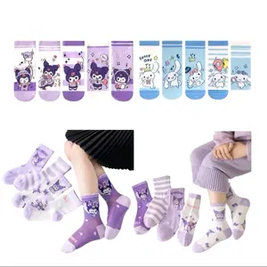 Kaoskaki anak motif untuk Balita TK Kaus kaki anak panjang motif random cewek cowok Cotton