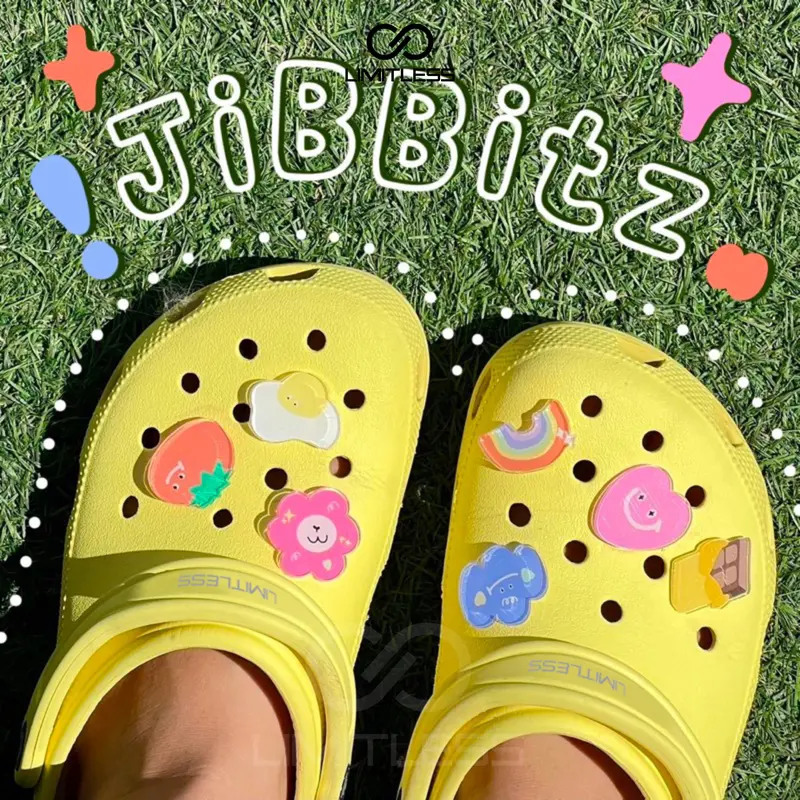 Zerolimit - Sandal Slop Karet Anak Laki Laki Baim Jibbitz Karakter Lucu Ringan Sendal Slip On Anak Cewek Empuk Nyaman Terbaru 2025 Fashion Anak 8