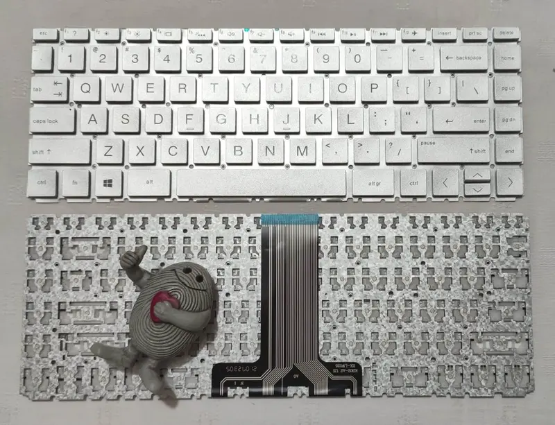 Keyboard Original Series 14-DK 14-DG 14M-BA 14s-CF 14s-DK 14T-BA - Hitam - Silver untuk LAPTOP 3