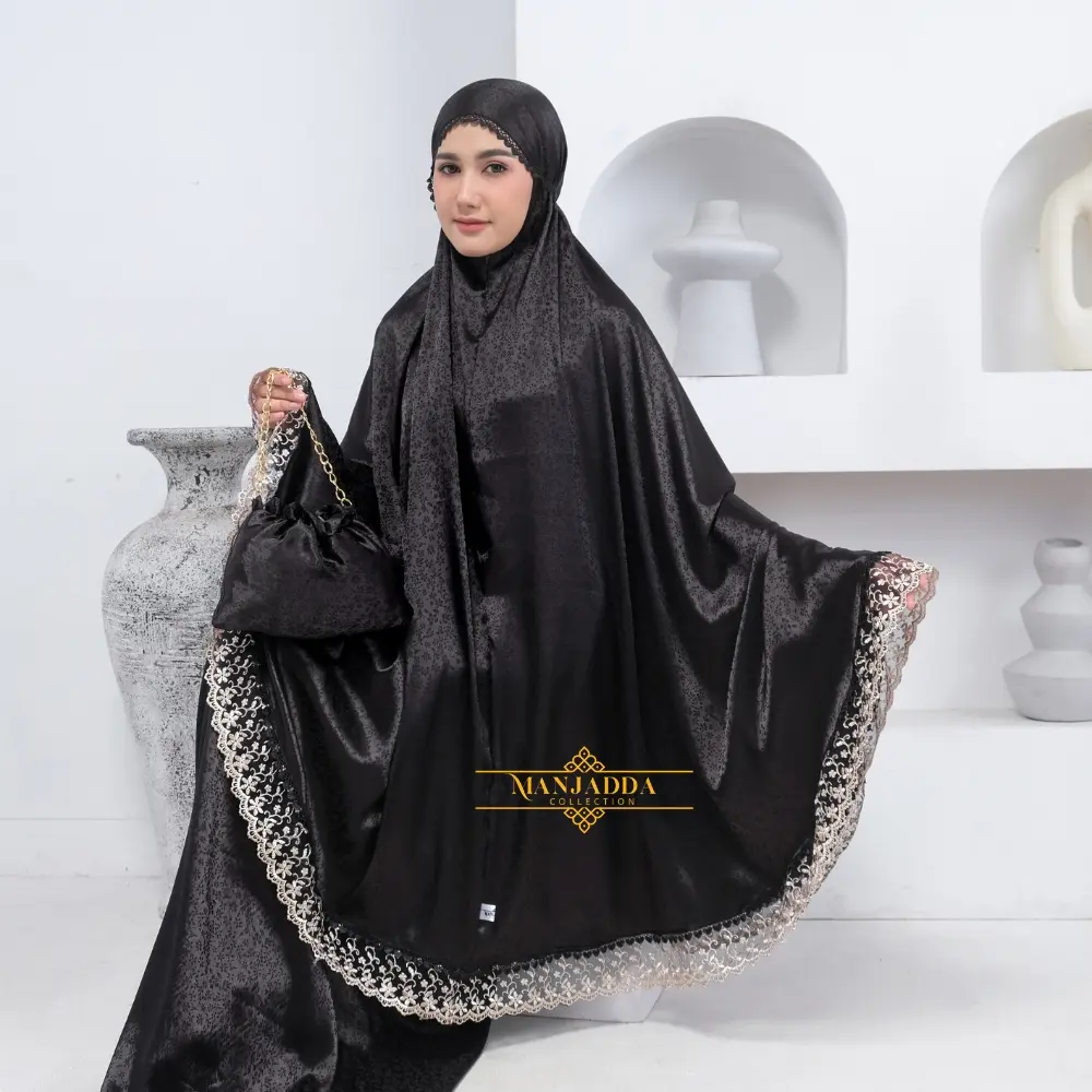 MUKENA_MANJADDA-series Madinna Motif Terbaru | Bahan Armany Silk Jaguar