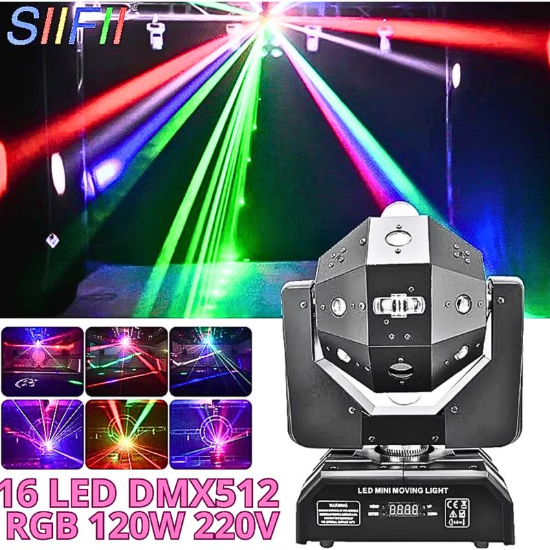 Gvt Led Bar GVT Lampu Proyektor panggung warna warni laser Disco Ball Moving Head ...