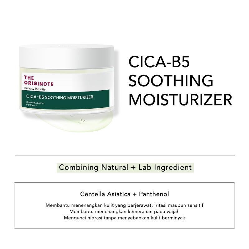 THEORIGINOTE CICA-B5 SOOTHING MOISTURIZER - MOISTURIZER GEL THEORIGINOTE 50ML 2