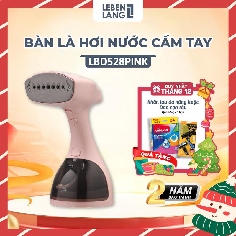 Bàn ủi hơi nước cầm tay LEBENLANG LBD528 công suất 1500W 300ML bảo hành 2 năm - hàng chính hãng