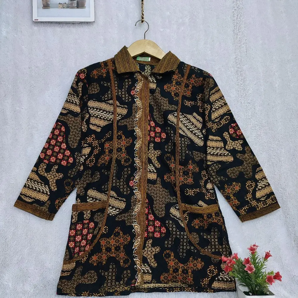 Atasan Batik . Allsize . bahan katun