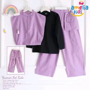 Setelan-Outer Yasmin Set Kids by Amelia Kids-Fashion anak
