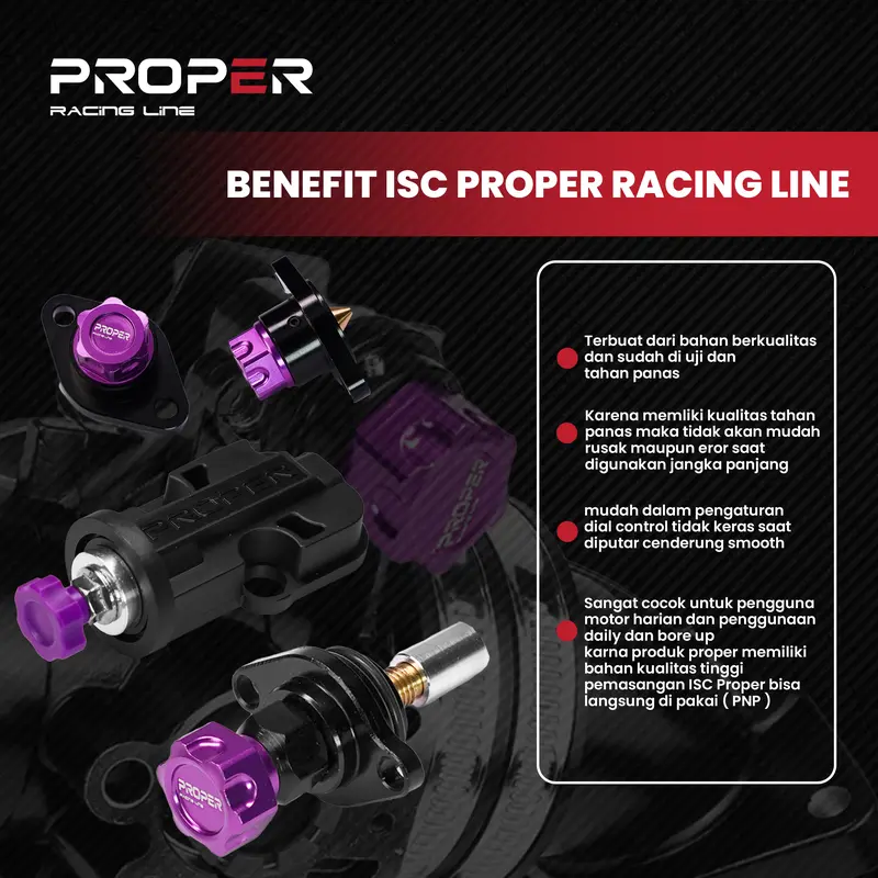 ISC Manual PROPER RACING LINE Vario 125 150 Beat Scoopy FI ESP Idle Speed Control Air Screw 3