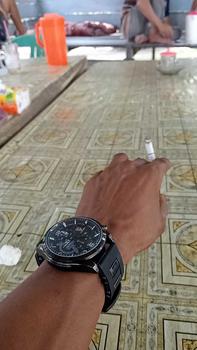 Product Review of LEOPARD A7 Jam Tangan Pria Original Strap Rubber Tanggal Aktif Waterproof Watches Analog from E** B**k M**o 1