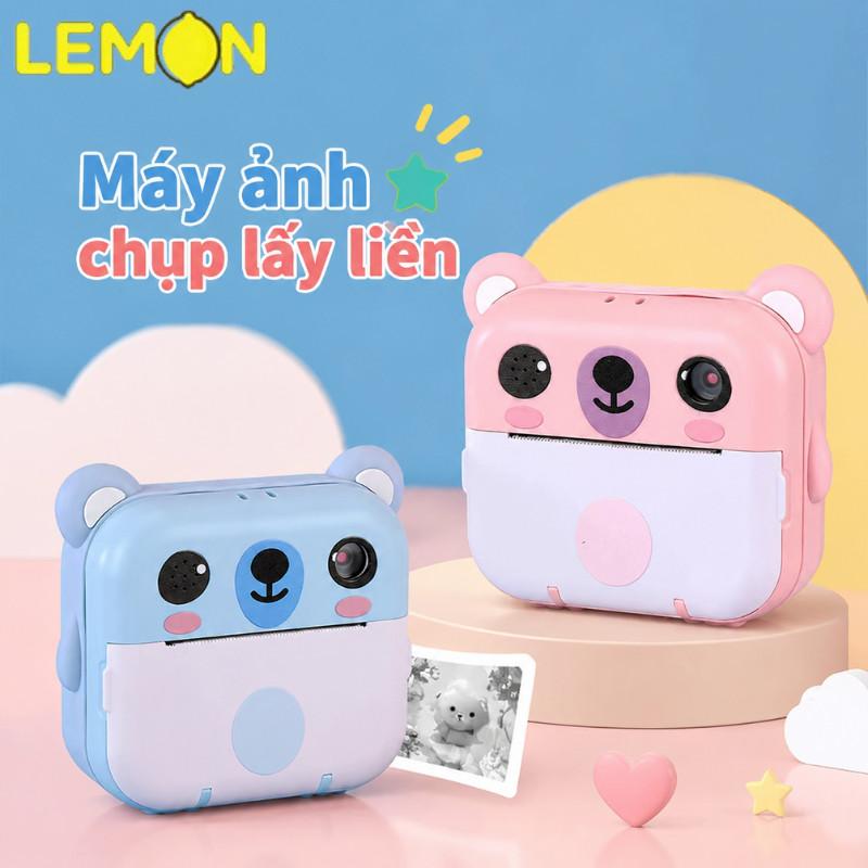 TOP Máy ảnh Nhiệt Trẻ Chụp In Ngay Màn Hình IPS Hỗ Trợ Thẻ TF Chất Liệu ABS An…