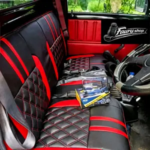 Sarung Jok Mobil T120ss Carry Futura Mitsubishi Colt Pu Leather Jahitan Rapih dan Kuat Car Sporty Elegan Cover Full Set Mewah Seat Asli Duduk
