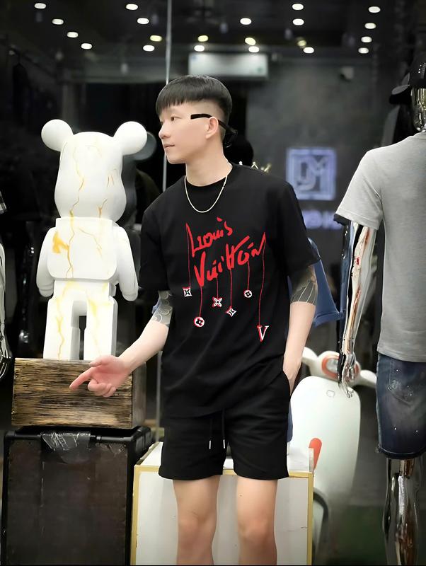 Set Bộ Đồ Thun Nam Họa Tiết Hottrend Phong Cách Trẻ Trung Unisex 1