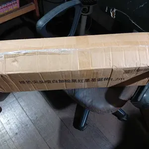 【COD】Pohon Natal Jumbo 1.2M-2.4M Model Baru Besar & Terang Dekorasi Natal Cantik dengan Stand Besi PVC Daun Tebal Fire Retardant Premium Frame Plastik Hiasan - Plastic