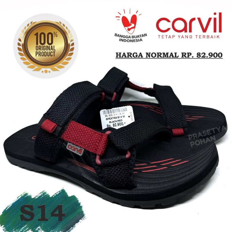 Sandal Pria Carvil Original Anti Air - Sendal Carvil Pria Original Slide dan Jepit 3
