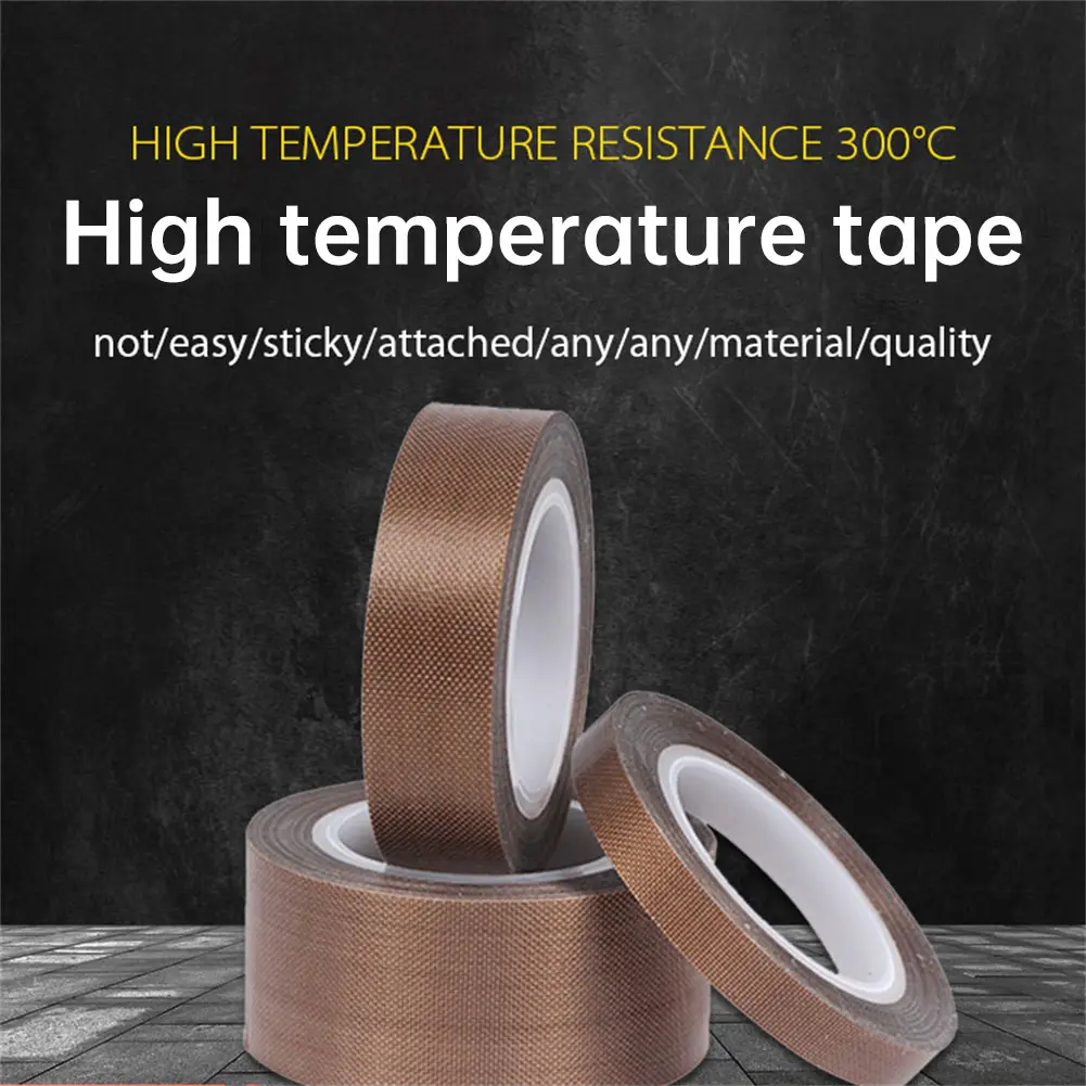 Băng dính chịu nhiệt độ cao, 0,18mm, 300 độ, vải cách nhiệt, máy niêm phong, băng PTFE