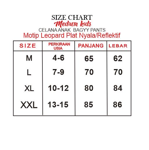 Celana Skena Baggypants Terbaru Motif Leopard Plat Nyala/Reflektif Unisex Anak Laki-Laki/Perempuan Usia 4-15 Tahun Premium Medium1980 Celana Skena Baggypants Terbaru Motif Leopard Plat Nyala/Reflektif Unisex Anak Laki-Laki/Perempuan Usia 4-15 Tahun Premium Medium1980