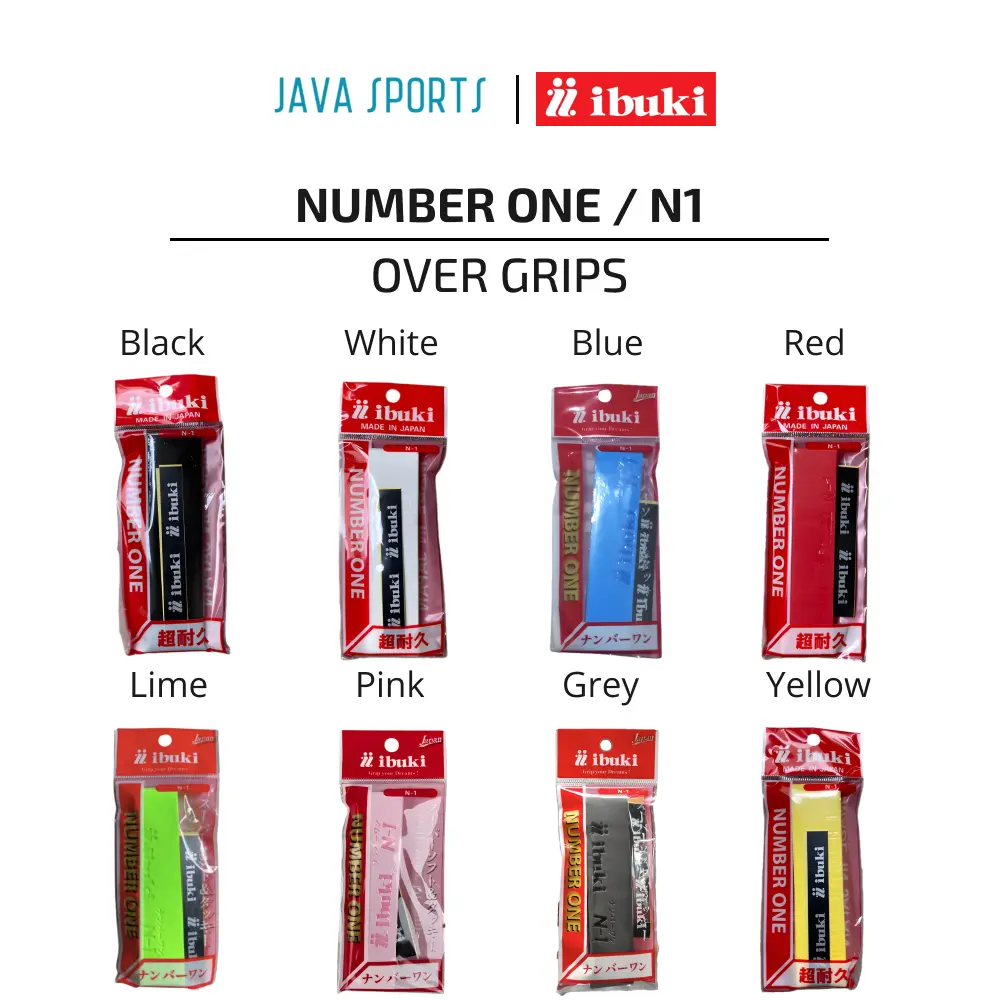 Grip Lapis Tenis Ibuki Number One N1 Overgrip Original | 0.60mm | Over Grip