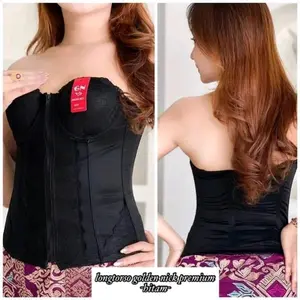 Korset Longtorso Golden Nick Premium  Size32 34 36 38 40 42 44B Renda Bunga