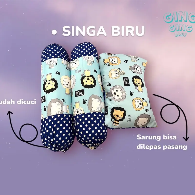 BANTAL GULING BAYI SET EMPUK FREE TAS MIKA 5