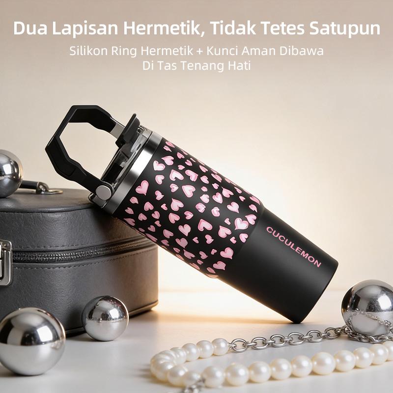 Cuculemon Tumbler 1L Stainless Aesthetic Kapasitas Besar Botol Minum Kopi Vacuum Tahan Panas Dingin 24 Jam lucu Termos Insulated Mug Cuculemon Tumbler 1L Stainless Aesthetic Kapasitas Besar Botol Minum Kopi Vacuum Tahan Panas Dingin 24 Jam lucu Termos Insulated Mug