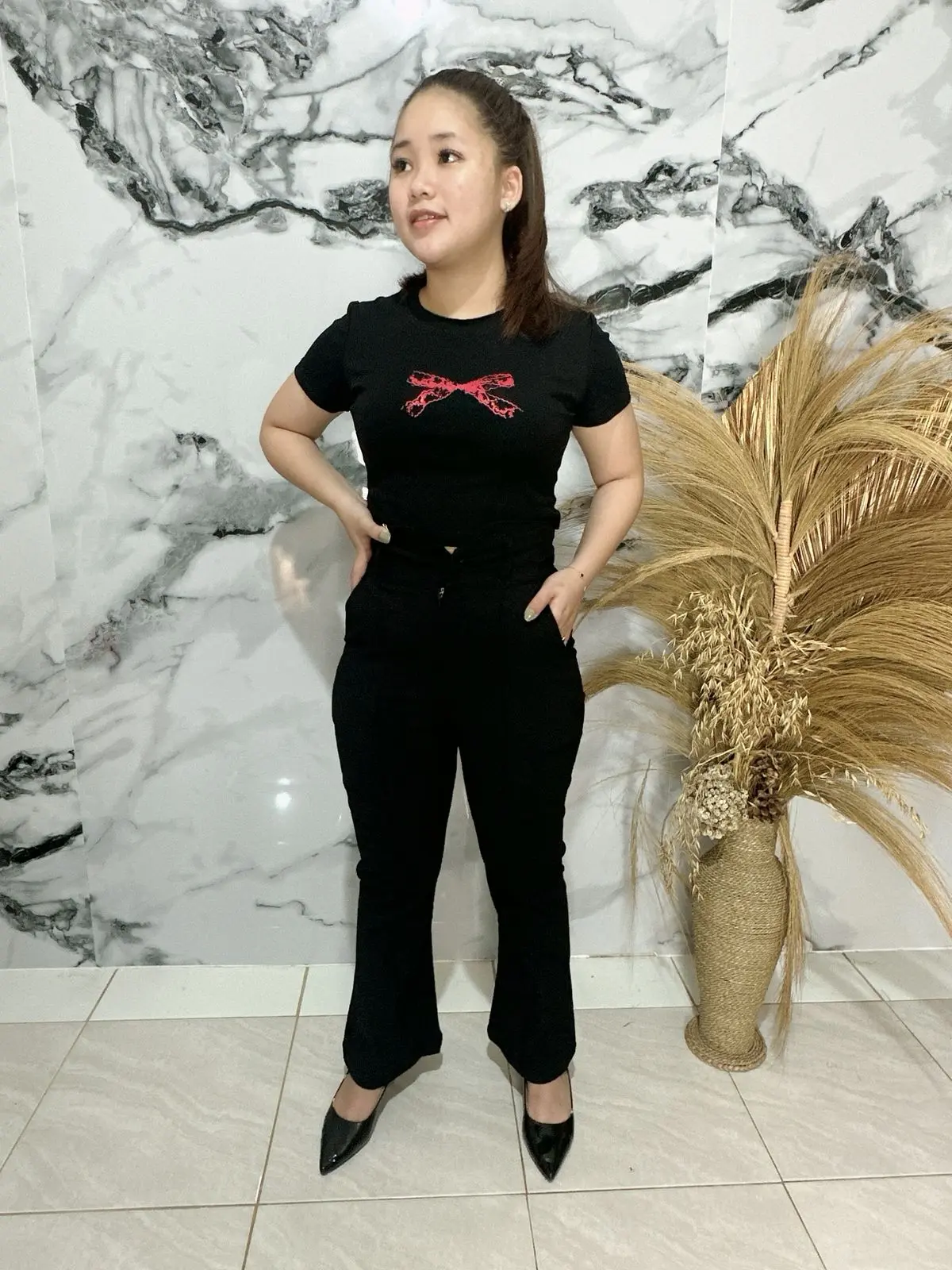 New Celana Cutbray V shape Bahan Soft Jeans Import Streach / Melar / Celana Kantor, Kampus, dan Santai cut bray cutbray wanita celana korean style