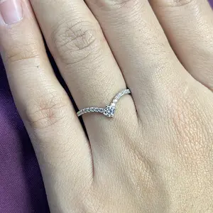 Cincin Perak 925 Wanita Elegan Mewah Anti Karat, Tidak Hitam, Arunika, Hadiah Spesial Wanita