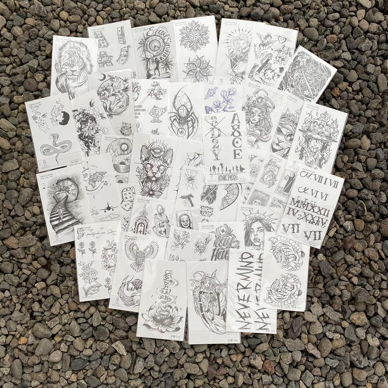 Tato temporer tahan 1 bulan tato fruit ink bisa bayar ditempat stiker tato keren tato viral tato tahan lama tato sementara tato naga tato motif ular viral Tatto Temporary 2