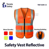 Gambar Rompi Safety Proyek Reflective Tonata / Rompi Proyek / Rompi Kerja Orange dari Tonata Indonesia Kab. Tangerang 1 Tokopedia