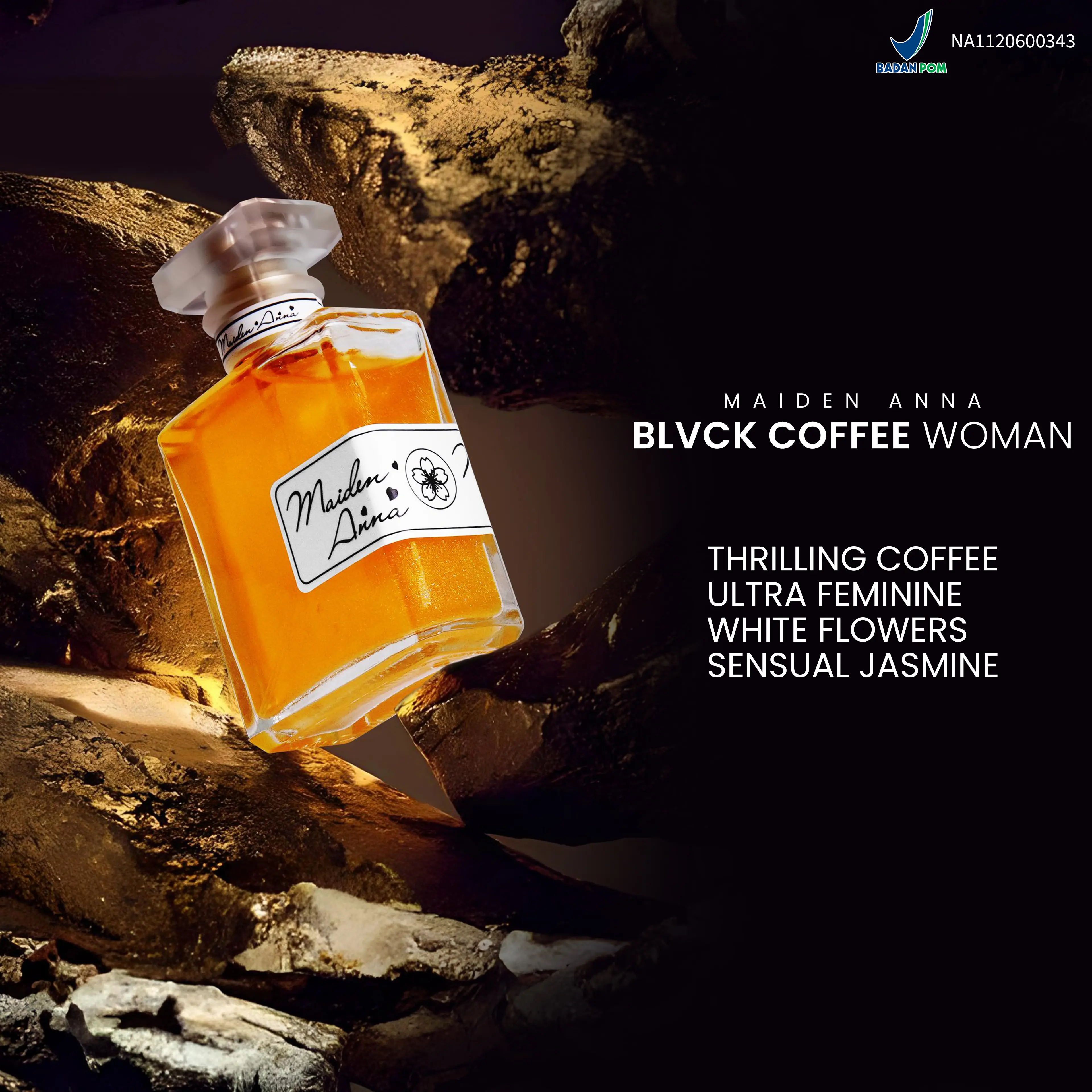 POWDERY BLACK COFFEE elegan parfume 50ml by Maiden Anna