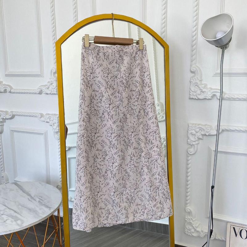 ROK KOREA BELLA I FLORAL SKIRT I KOREAN SKIRT MOTIF BUNGA I  ROK PANJANG WANITA KERJAI ROK SPAN PANJANG MOTIF BUNGA Cantik Formal Kantor Nyaman rok motif 2