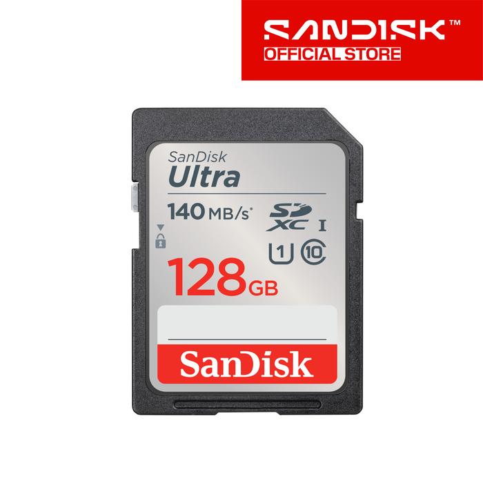 Gambar SANDISK Ultra SDXC Card 128GB 140MB/s Class 10 UHS-I dari Sandisk Indonesia Kota Administrasi Jakarta Pusat Tokopedia