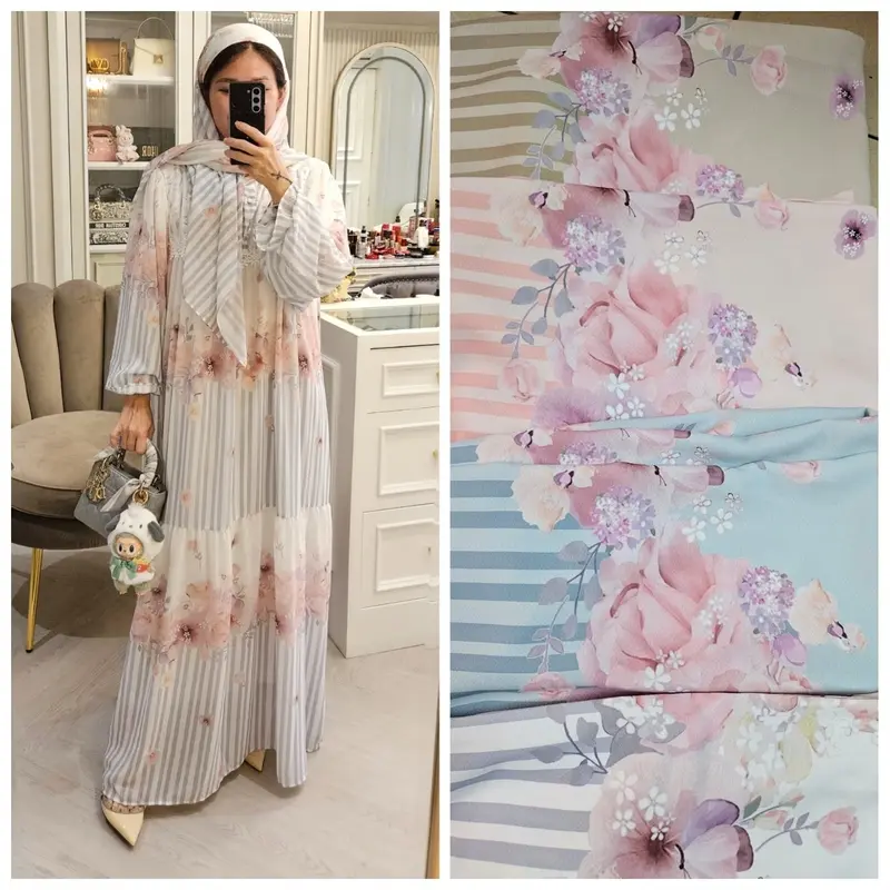 asyaazka GAMIS MAWAR MEIJIEWANG TERBARU Muslim 8