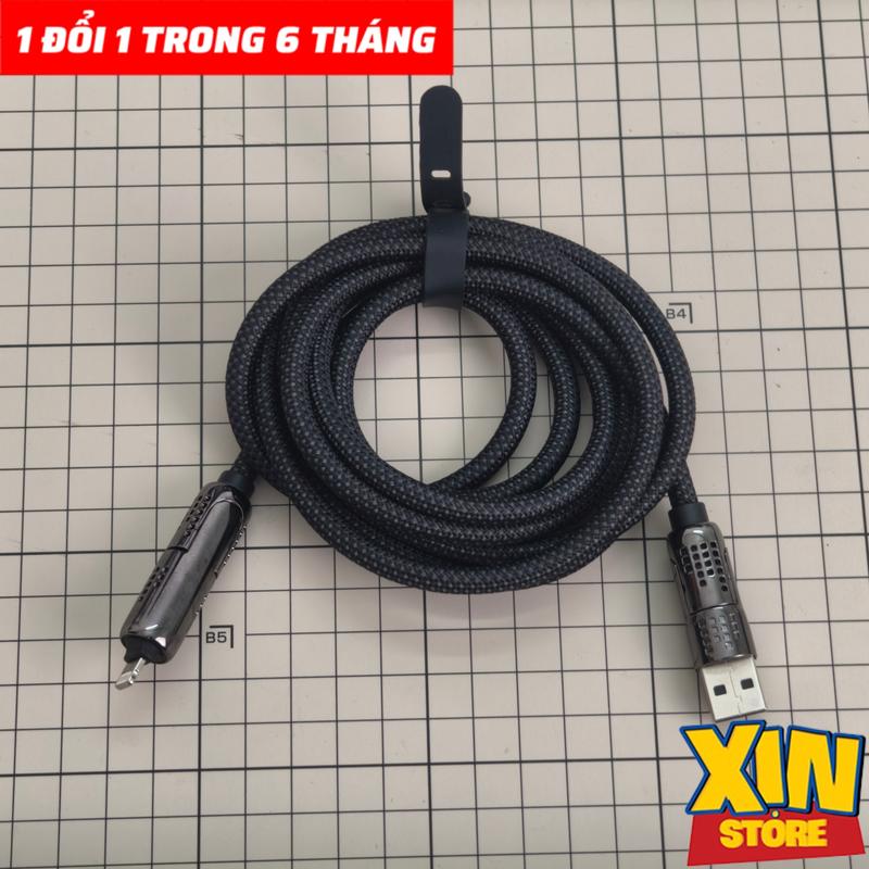 Cáp 4in1, Sạc nhanh tối đa 240W, Dây bọc dù, Đầu cáp kim loại, chống gẫy, BH 1 đổi 1.