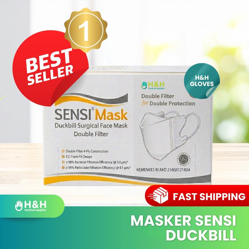 Masker Sensi Duckbill / Masker Sensi / Masker Duckbill Sensi - Dewasa