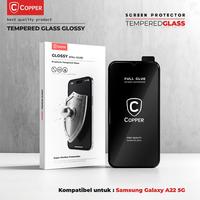 Gambar COPPER - Kompatibel untuk Samsung A22 5G - Tempered Glass FULL GLUE PREMIUM GLOSSY dari Copper Official Balikpapan Kota Balikpapan 1 Tokopedia