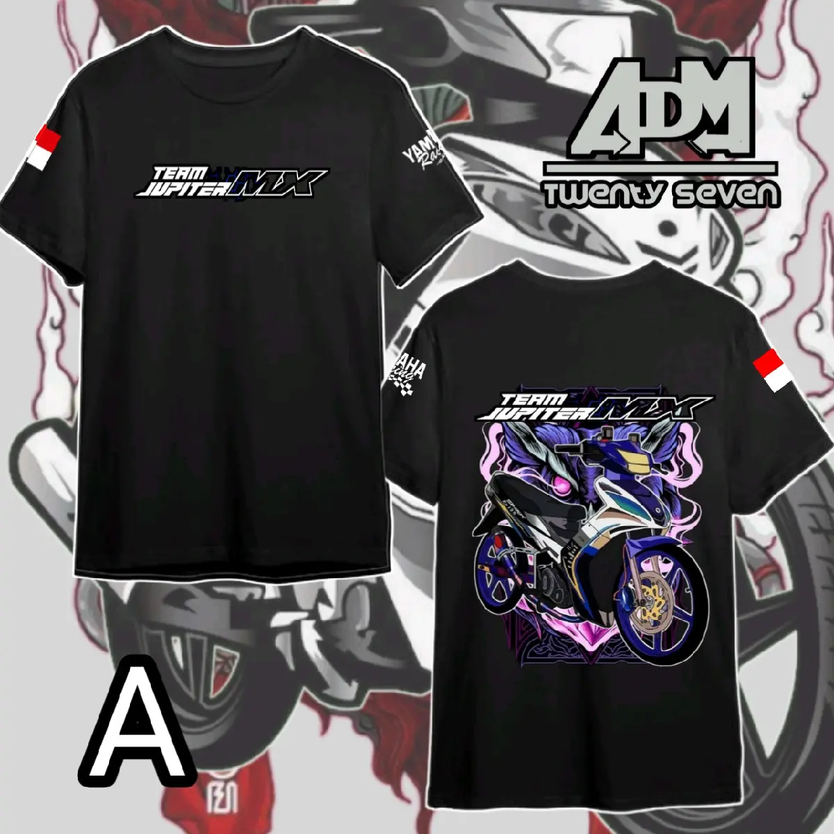 Kaos Yamaha Jupiter MX Old Kaos Jupiter MX kaos Jupiter Katun Combed Tshirt Keren Motor