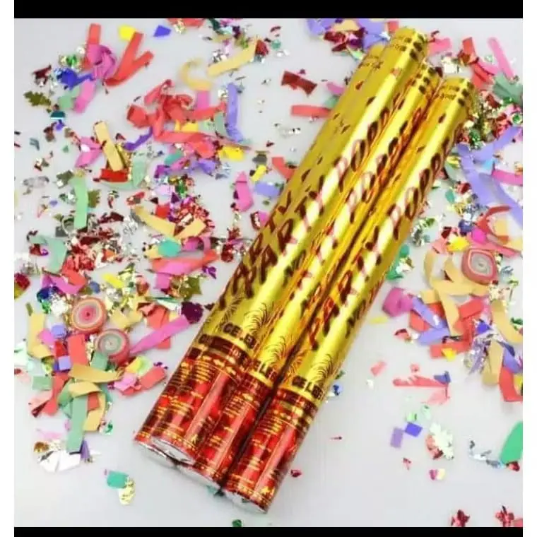 Confetti poper 30/50/60 cm alat tabur pesta (Luar pulau jawa wajib cargo) 2