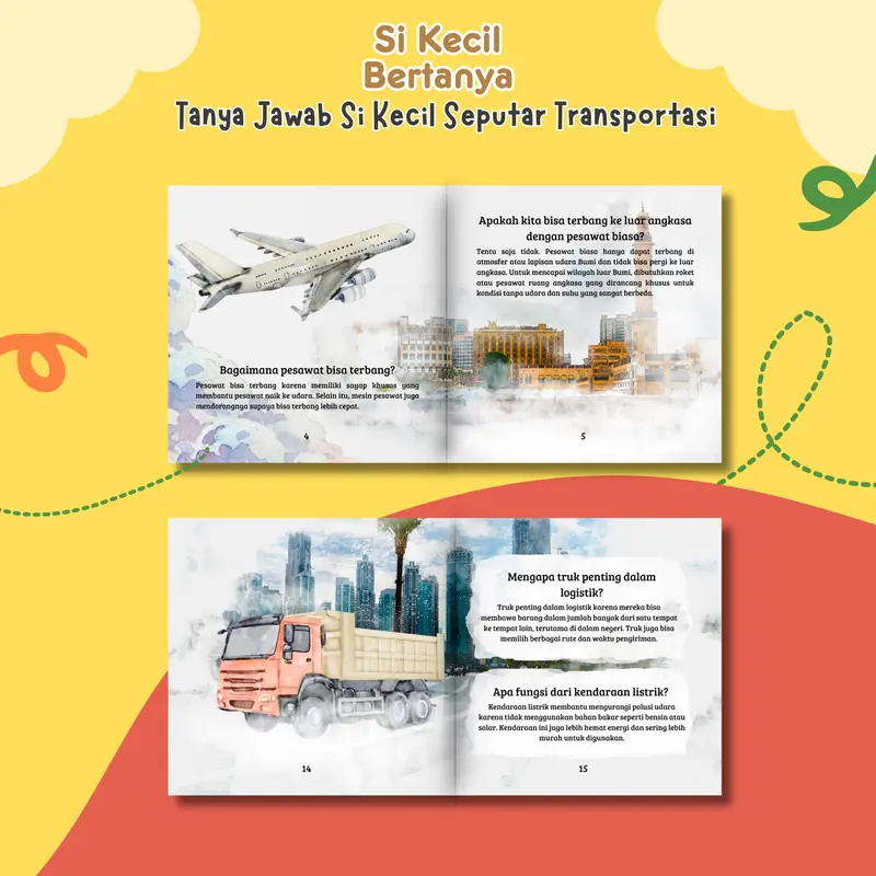 (ISI 9 BUKU) RANAH BUKU LITERASI - SI KECIL BERTANYA LENGKAP (Tumbuhan, Lingkungan Sekitar, Bawah Laut, Hewan, Penemuan Penting, Transportasi, Tubuh Manusia, Dinosaurus, dan Luar Angkasa) 2