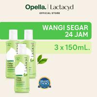 Gambar Lactacyd Odor Fresh 3x150ml - Pembersih Kewanitaan Bebas Bau Tak Sedap -- dari Opella Indonesia Kab. Tangerang 1 Tokopedia