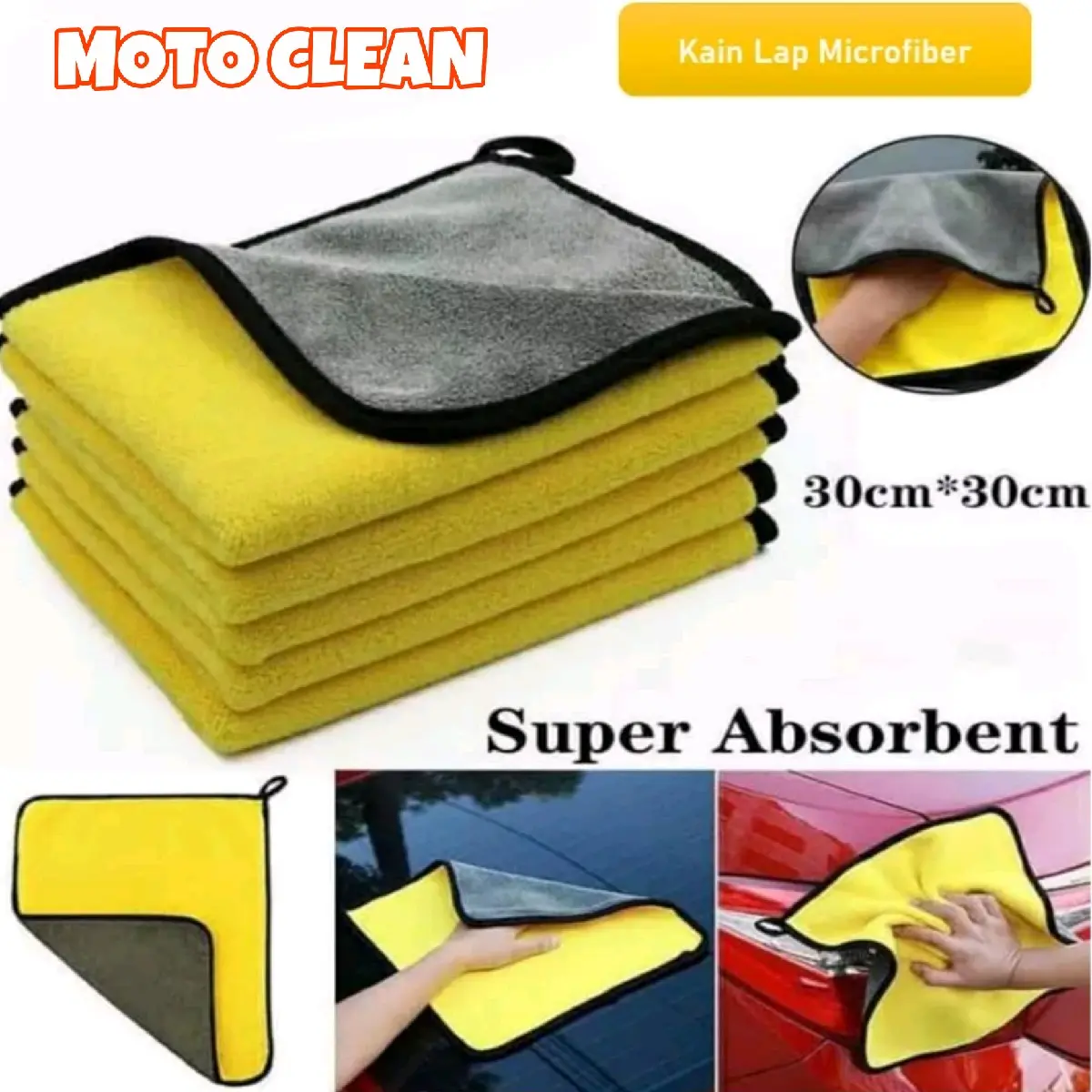 KAIN MICROFIBER KAIN LAP MOTOR KAIN LAP MOBIL Car