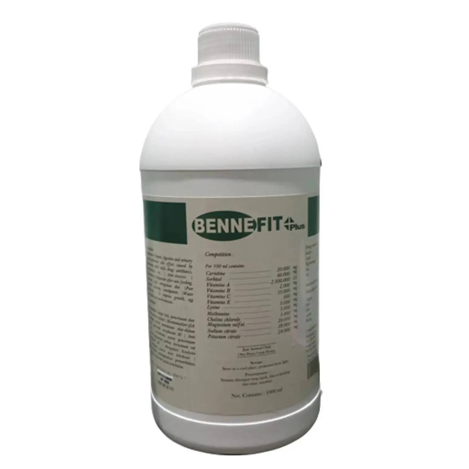 [VITAMIN UNGGAS, SAPI, BABI, ANJING, DAN KUCING] BENNEFIT PLUS 1 LITER
