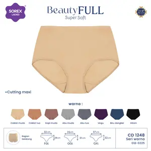 Sorex CD Wanita Basic Maxi Jumbo Super Soft Extra Size 1248 Nyaman Stretch