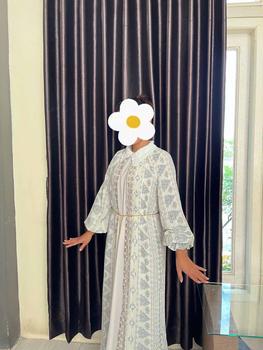 Product Review of Clemira Dress Set Outer PREMIUM 2in1 / Gamis Ceruty Inner Outer free belt / MODELO from E**🦋 0