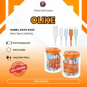 [FAST CHARGING] - Kabel Data OLIKE D306M/D306C/D306L ORIGINAL
