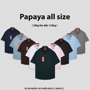 [Có Bigsize] Áo sơ mi ngắn tay 2 chất vải lụa nến cao cấp phối cổ tay B.B.R chống nhăn chống tia UV và Luxury. SMNT2 ( phiên bản nâng cấp SMNT1 )